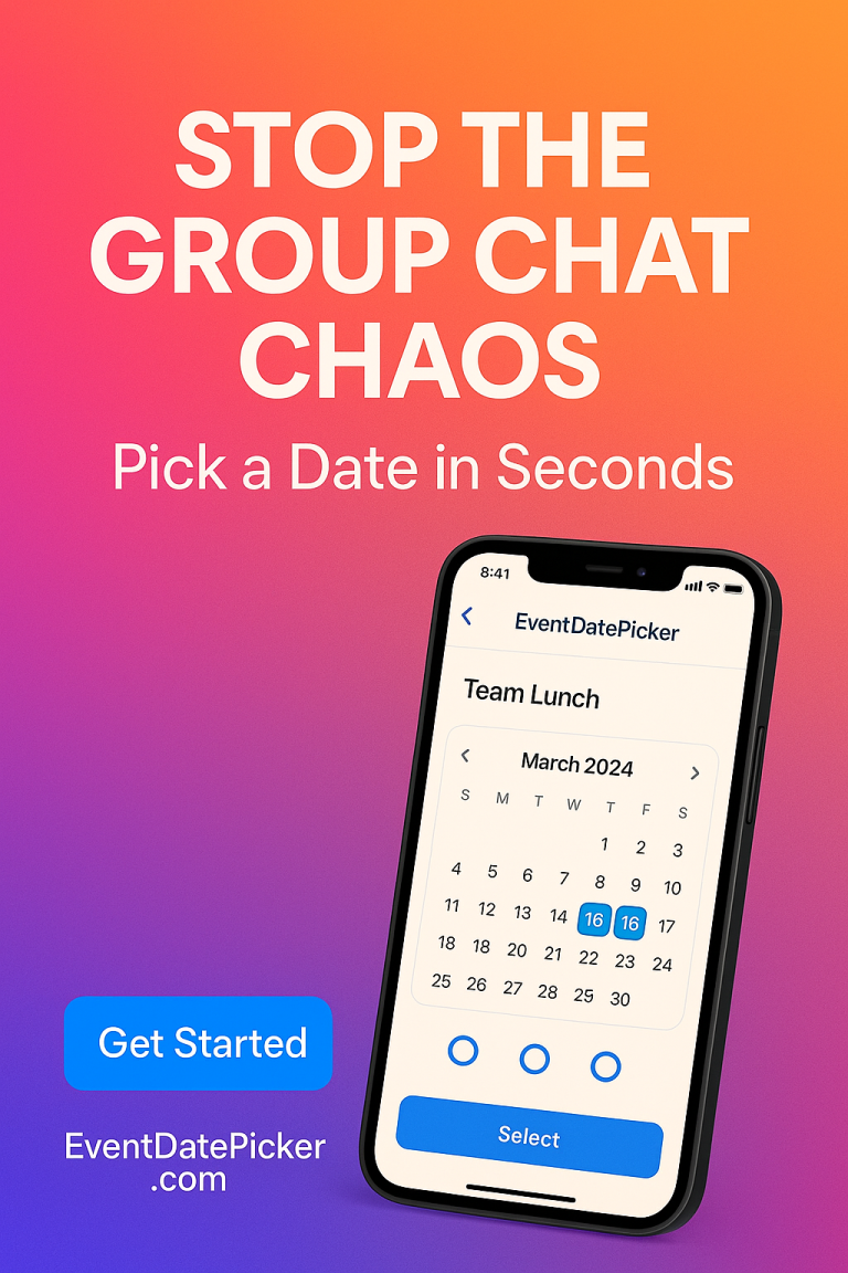 Tired of the Date-Picking Dance? Unlock Effortless Event Planning with EventDatePicker.com